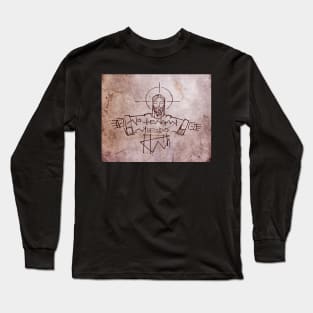 No tengan miedo / Don´t be afraid, religious illustration Long Sleeve T-Shirt